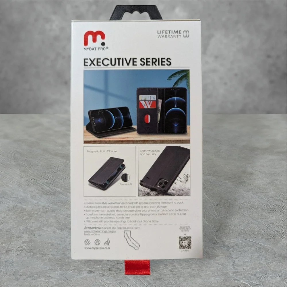 Mybat Pro Executive Series Case For Apple iPhone 13 Pro Max - Black T4